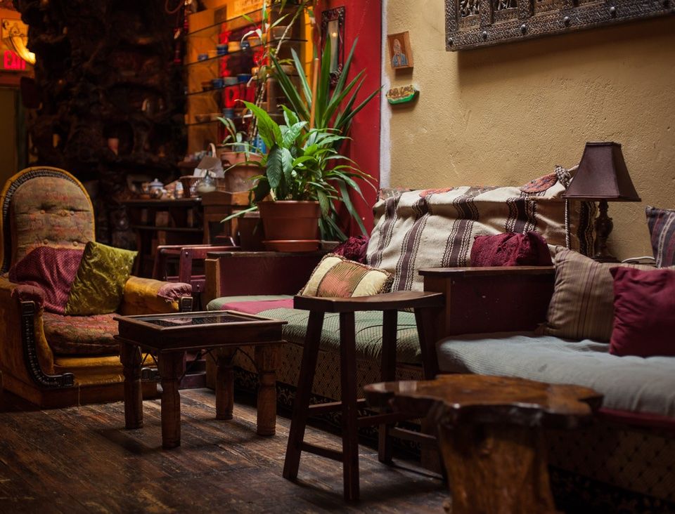 Tea Bazaar seating area